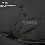 BXENO Buds Wireless 5 Lite MAGNETIC POWER OFF/ON 48Hr Neckband ENC ,Fast Charging Bluetooth Headphone