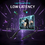 BXENO Buds Wireless 5 Lite MAGNETIC POWER OFF/ON 48Hr Neckband ENC ,Fast Charging Bluetooth Headphone